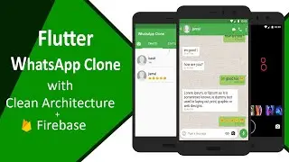 Flutter Tutorial | WhatsApp Clone (with firebase + clean arch) from scratch Part 5 - speed code