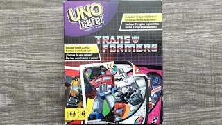 UNO Flip! Transformers Card Game