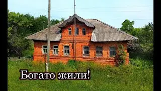 В ШОКЕ ОТ УВИДЕННОГО! КУПЕЧЕСКИЕ ДОМА В ЗАБРОШЕННОЙ ДЕРЕВНЕ. Находки СТАРИНЫ и деревенской утвари.