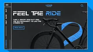 Modern animated landing page using html css & js || gsap animation || Part-2