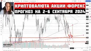 Прогноз Криптовалюты, Акций, Форекс на 2 - 6 сентября 2024