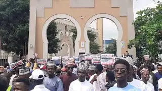 MUZAHARAR YIN TIR DA ALLAH WADDAI DA KETA ALFARMAR AL-KUR'ANI A YAU JUMMU'A A ABUJA CIKIN HOTUNA