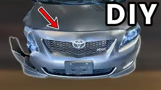 DIY 2009-2010 Toyota Corolla Front Bumper Removal | How To Remove Toyota Corolla Front Bumper