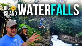 Swimming (JUMPING) in Big Island Waterfalls (5 falls to visit)