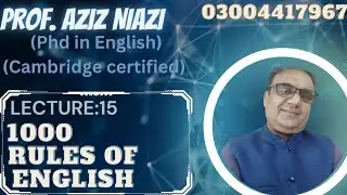 Very useful lectures of English for the students of CSS,PMS,PPSC,FPSC, Spoken English, Entry test.