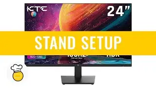 KTC 24 inch Monitor Stand Setup