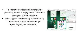 How to Share Location on WhatsApp