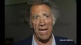 William Kunstler Interview on the Trial of Atlanta Child Murder Suspect Wayne Williams (Jul 15 1989)
