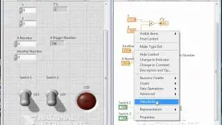 LabVIEW - Create Controls, Indicators and Constants