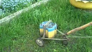 Газонокосилка из соковыжималки
