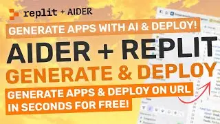 Aider + Replit : Generate Full-Stack Apps & Deploy in Seconds for FREE! (w/ Claude 3.5 Sonnet)