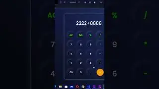 I made Apple calculator UI 