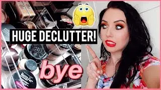 Getting Rid of HALF my Face Powder Collection! HUGE DECLUTTER 2019