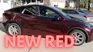 NEW Tesla Model Y RED - 2023
