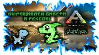 Ark: Ragnarok! Выращиваем Виверн и Рексов!