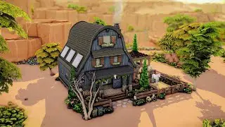 I built a beautiful barn home! | The Sims 4 Speed Builds | No CC