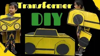 Transfromer Kid / DiY transformer Model/ Upcycling cardboard box