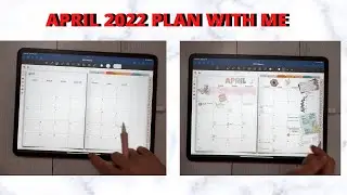 DIGITAL PLANNING: APRIL PLAN WITH ME