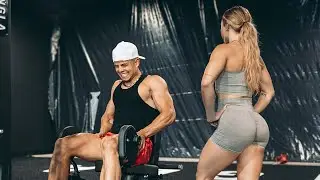 Training Booty With A Bikini Girl