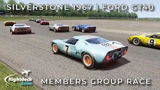 Racing the Ford GT40 around Silverstone in 1967! | FD2S Members Group Race | Assetto Corsa
