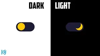 Create a Light/Dark Theme toggle with CSS and Javascript