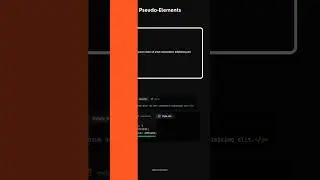 CSS Pseudo-Elements Tutorial #shorts #shortvideo #css