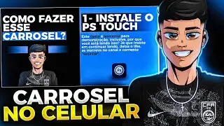 COMO FAZER CARROSSEL PROFISSIONAL pelo CELULAR (tutorial Ps Touch)