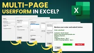 Multi-Page UserForm in Excel? Here’s How to Build One From Scratch 💻✅