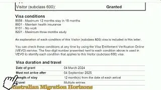 Long Stay Visitor Visa / Tourist Visa : What is 12 months in 18 month period #touristvisa #australia