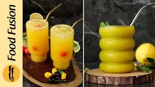 Frozen Mango Margarita & Mango Pineapple Party Punch By Food Fusion