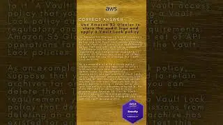 #SCS-C02 AWS Certified Security Specialty Sample Exam Questions #shorts