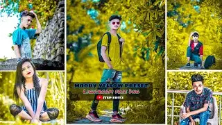 ||moody yellow Lightroom preset || Free Dng ||  photo editing tutorial ||step to step ||