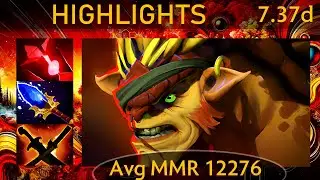 ⭐ 7.37d Bristleback |K+A-D - 19 KP - 63%| Carry Highlights - Dota 2 Top MMR