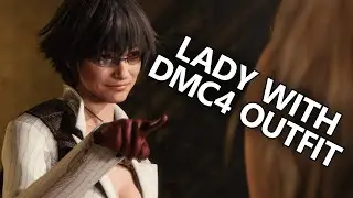 Lady Wearing Her Outfit From DMC4 - Devil May Cry 5 (mod)