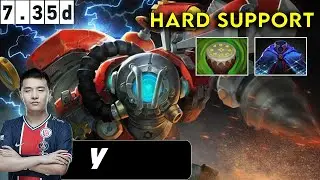 Y'  Clockwerk Hard Support - Dota 2 Patch 7.35d Pro Pub Gameplay