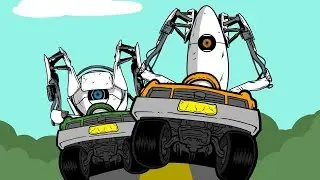 PORTAL 2 - ГОНОЧНЫЙ ЧЕЛЛЕНДЖ! КТО ПОБЕДИТ В ЭТИХ ГОНКАХ?!
