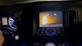 How To Watch Your Rear Camera While Driving G37!