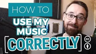 How to use my music correctly // Using CC-BY music from the music library