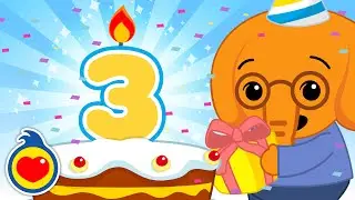 Hoje é Seu Aniversário (3 Anos) 🎂 Música Infantil﻿ 🥳 Um Herói do Coração