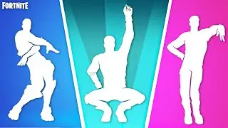 Legendary Fortnite Dances With The Best Music! (Bounce Wit' It TikTok, Wednesday Dance, Lunar Party)