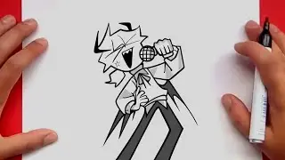 How to Draw SELEVER from Friday Night Funkin' Mod