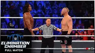 FULL MATCH — Brock Lesnar vs. The Great Khali -  WWE Elimination Chamber 2023