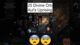 Identifying a 25 Divine Orbs Aul's Uprising Amulet on POE ! 