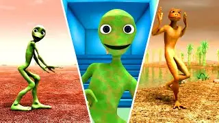 Patila vs Dame tu Cosita vs Alien Dance vs Bad Santa vs Gummy Bear 🔥 Color dance challenge