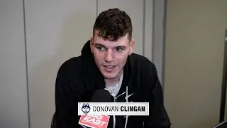 UConn's Donovan Clingan -- Elite Eight Media Day Interview