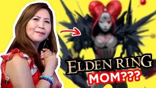 Drawing my MOM as a DARK SOULS BOSS!