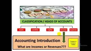 What are Incomes | What are Revenues in Accounting| Define Revenue in Accounting