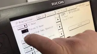 Fusing SC error 💥 RESET RICOH MPC3002 MPC3502 🤑