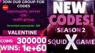 ✅NEW CODE✅ ALL WORKING CODES for SQUID GAME X [MINUS ONE]Roblox 2025 | SQUID GAME X CODES
