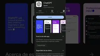 Instalar ChatGpt en Android. 